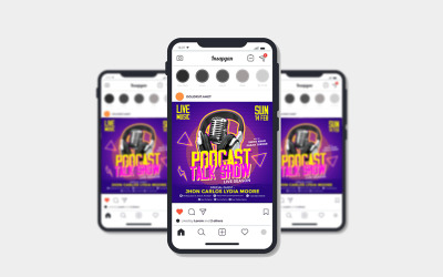 Podcast Poster Design Template