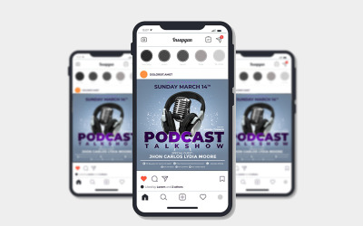 Podcast/Talkshow Afiş Şablonu