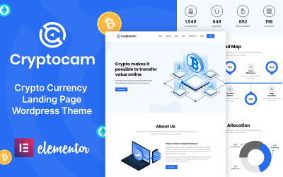 CryptoCam - Crypto Currency & Finance WordPress Theme