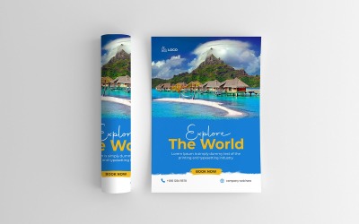 Дизайн сучасного туристичного листівки