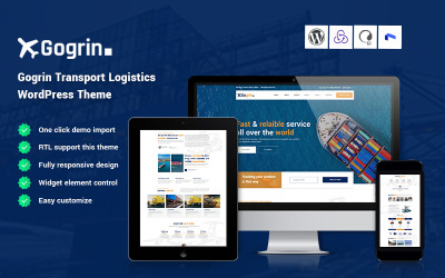 Gogrin - Motyw WordPress dla transportu i logistyki