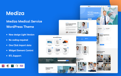 Mediza – Orvosi szolgáltatás WordPress téma