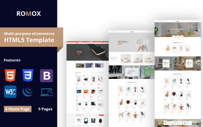 Romox | Modello HTML5 multiuso per e-commerce