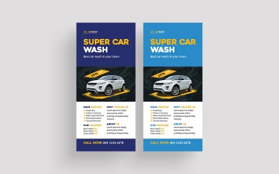 Autowasserette rekkaart of Dl Flyer