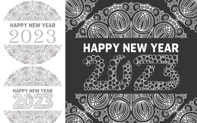 Boldog új évet 2023 háttér