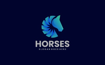 Logo-Stil mit Pferdeverlauf 5