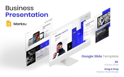 Markzu – бізнес-шаблон слайдів Google