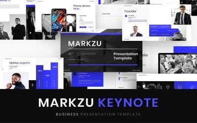 Markzu - Modèle de présentation d'entreprise