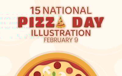 15 National Pizza Day Illustration