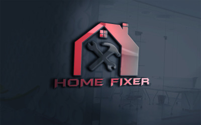Home Fixer Logo Template For Home Repair Service