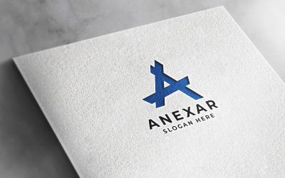 Anexar Letter A Logo Profissional