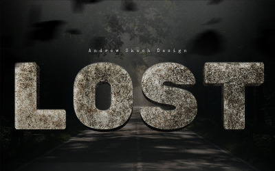 Cinematic Road Text Effect