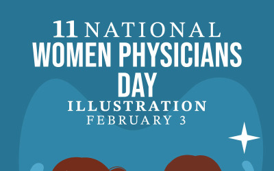 11 Ilustración del Día Nacional de la Mujer Médica