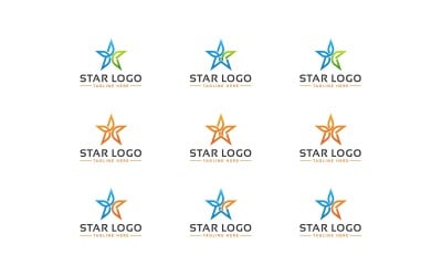 Logo étoile modèle vecteur icône Illustration Design