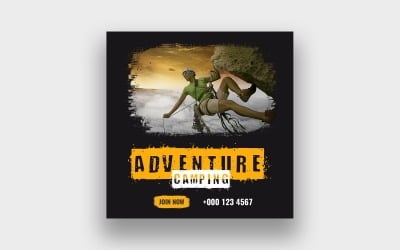 Camping Instagram Post Design