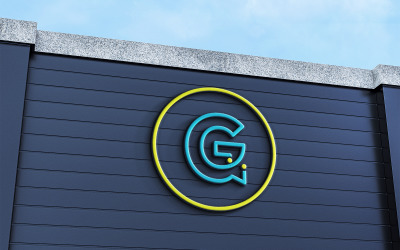 Diseño de logotipo de letra G Logotipo de empresa de TI