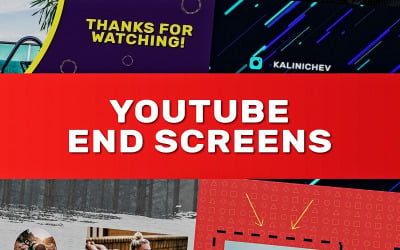 YouTube End Screens 4K - MOGRT