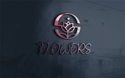 Çiçekler Logo Şablonu Bir Çiçek Dükkanı Olarak Kullanılabilir