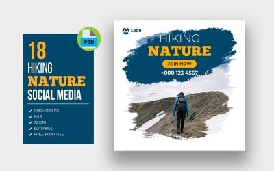 Hiking Facebook Post Bundle