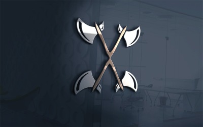 La plantilla Symetric Double Axes Vikings Loto se puede utilizar para cualquier negocio