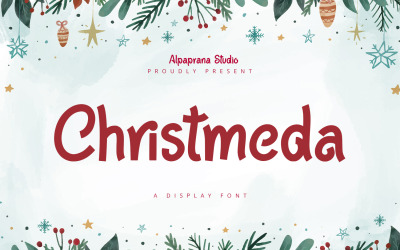 Christmeda - Playful Display Font