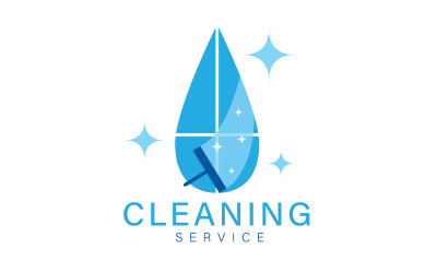 fönster Cleaning Logo Mall - Rengöring Logotyp