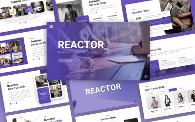 Reactor – бізнес-багатоцільовий шаблон PowerPoint