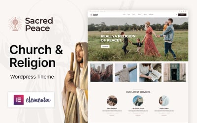 Sacred Peace - Religia i Kościół Motyw WordPress