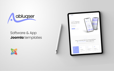Abluqser - Plantillas Joomla de software y aplicaciones