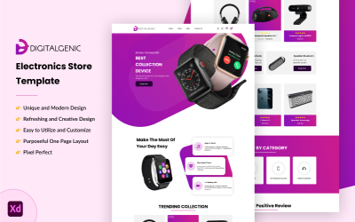 Digitalgenic - Mall för elektronikaffär