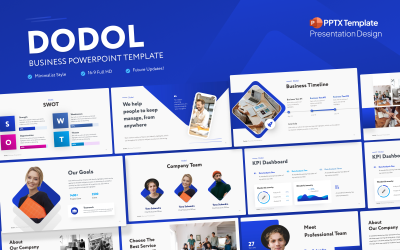 Dodol 商务 PowerPoint 演示文稿模板