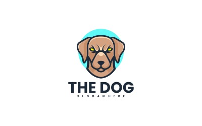 Dog Simple Mascot Logo Style 1