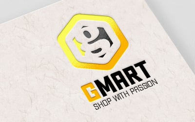 G bokstav Mart Professional gratis logotyp