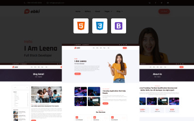 Webki - Portfolio HTML Bootstrap 5 Modello