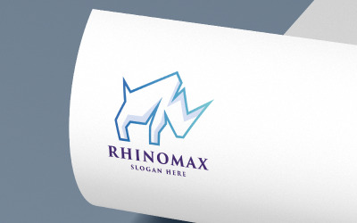 Logo professionnel des animaux Rhinomax