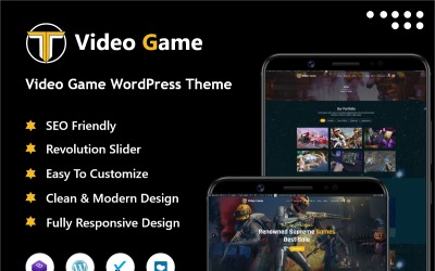 Boutique de jeux vidéo et thème WordPress Esports