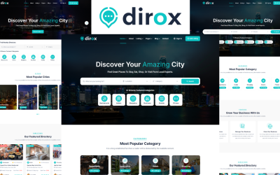 Dirox – Címtár és lista HTML5 sablon