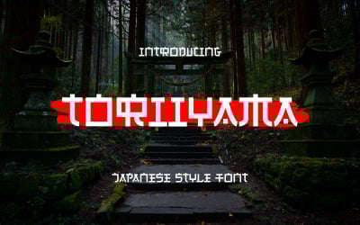Toriyama - Japanese Style Font