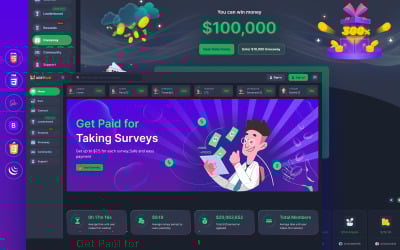 Ugetpaid - 获取付费网站的在线调查 HTML 模板