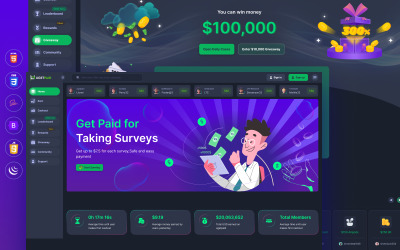 Ugetpaid – онлайн-опитування щодо HTML-шаблону веб-сайту, який отримує гроші