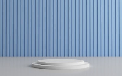 white product podium wall scene with vertical line texture