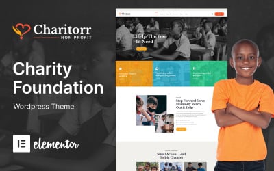 Charitorr - Tema de WordPress para organizaciones benéficas y donaciones sin fines de lucro