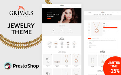 Grivals - Prodej šperků a diamantů Téma PrestaShop