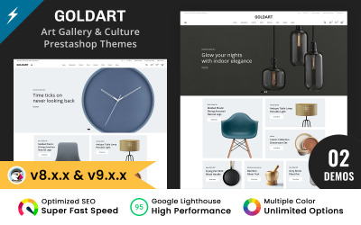 Guldkonsten - Konst, hantverk och utställningsgalleri Prestashop Tema