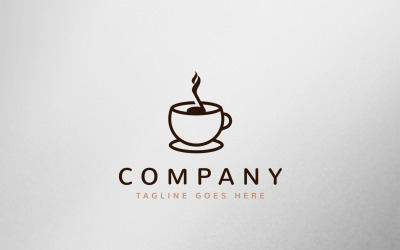 Music Coffee Logo Template Design