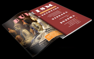 Buddhism Themed Magazine Template
