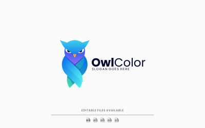 Hibou Gradient Logo Style 5