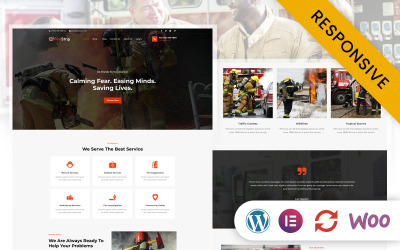 Firestrip - Fire Department and Security Business Elementor Téma WordPress