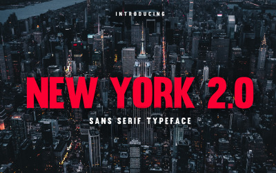 New York 2.0 - Sans Serif-lettertype