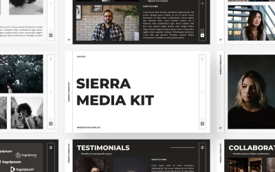 Sierra - Media Kit PowerPoint šablony